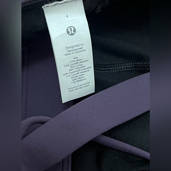 Lululemon Pushing Limits Bra *Light Support For C/D Cup - Picture 4 of 6